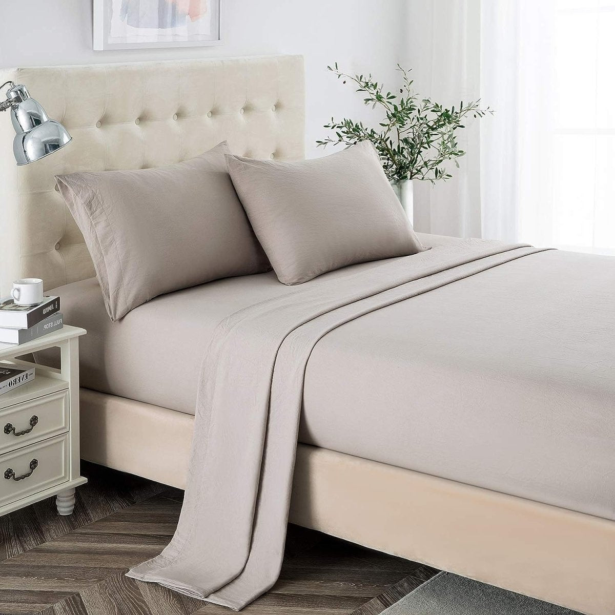 2400 Thread Count Soft Deep Pocket 4 pcs Bed Sheets - Any Linen