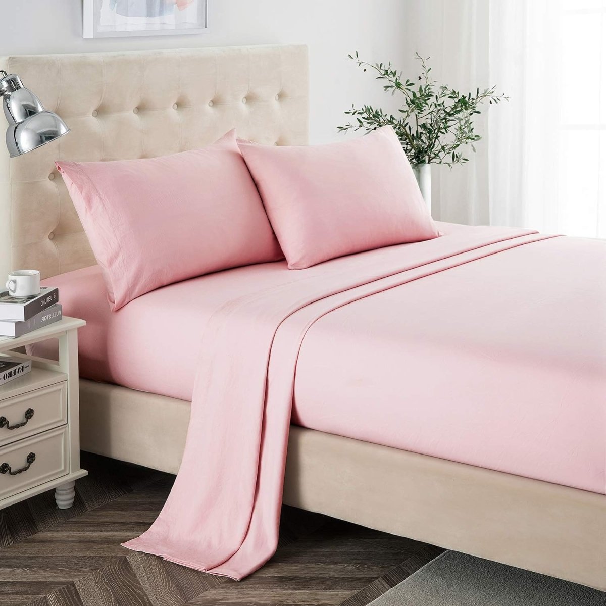 2400 Thread Count Soft Deep Pocket 4 pcs Bed Sheets - Any Linen