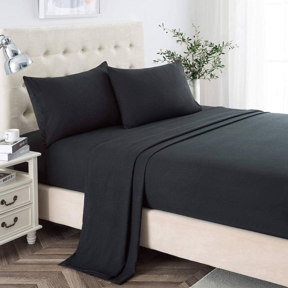 2400 Thread Count Soft Deep Pocket 4 pcs Bed Sheets - Any Linen