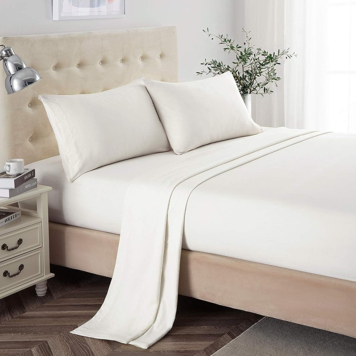 2400 Thread Count Soft Deep Pocket 4 pcs Bed Sheets - Any Linen