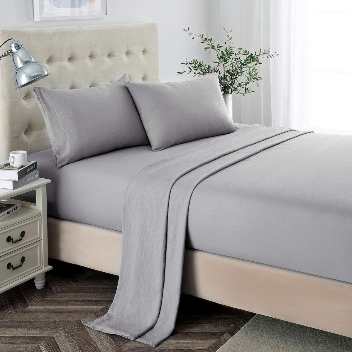 2400 Thread Count Soft Deep Pocket 4 pcs Bed Sheets - Any Linen