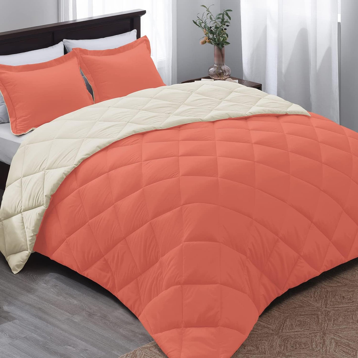 Down Alternative Comforter Set Reversible Bed Comforter Seasons - AnyLinen
