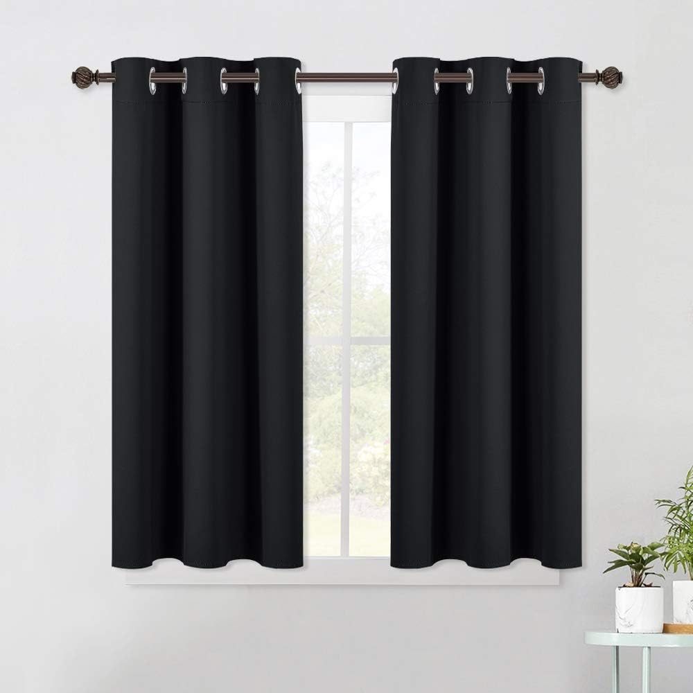 Blackout Window Treatment Thermal Insulated Grommet Drapery Panels - Any Linen