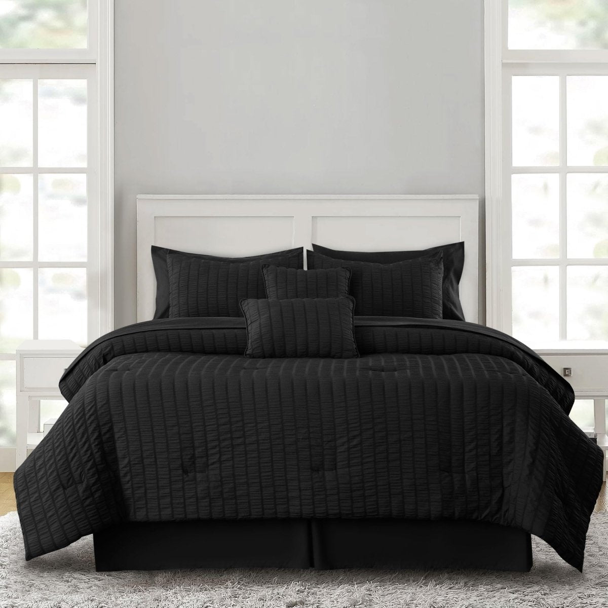 All Seasons Lightweight Bed in a Bag Comforter Bedding Set - Any Linen