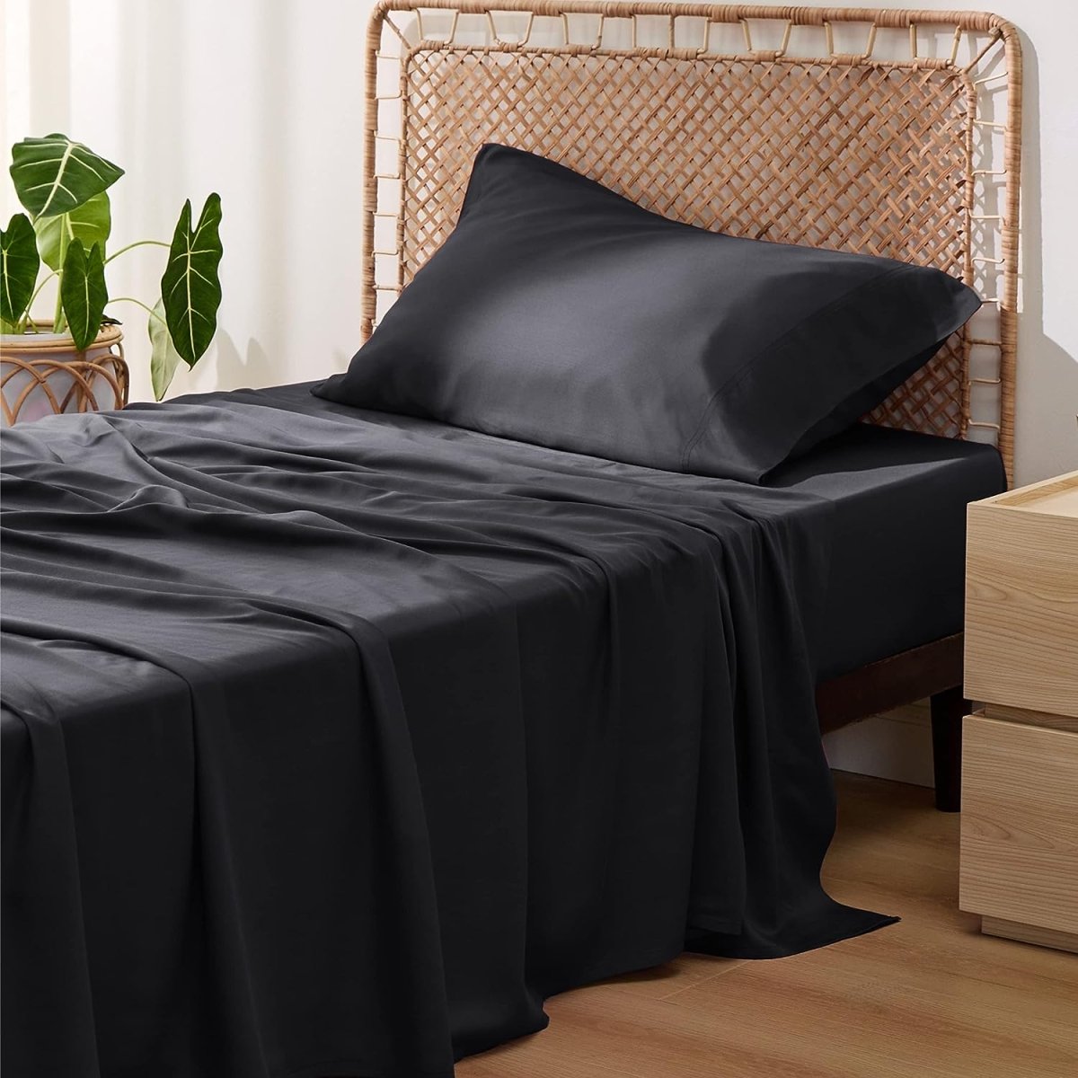 Bamboo Deep Pocket Breathable & Soft Silky Bedding Sheets - Any Linen