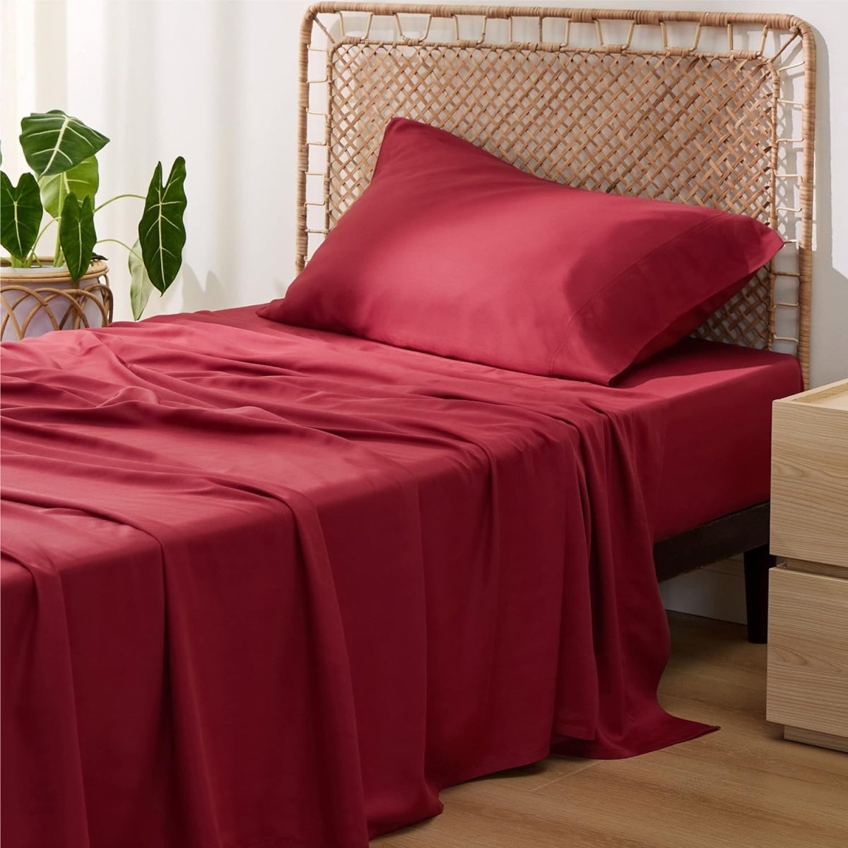 Bamboo Deep Pocket Breathable & Soft Silky Bedding Sheets - Any Linen