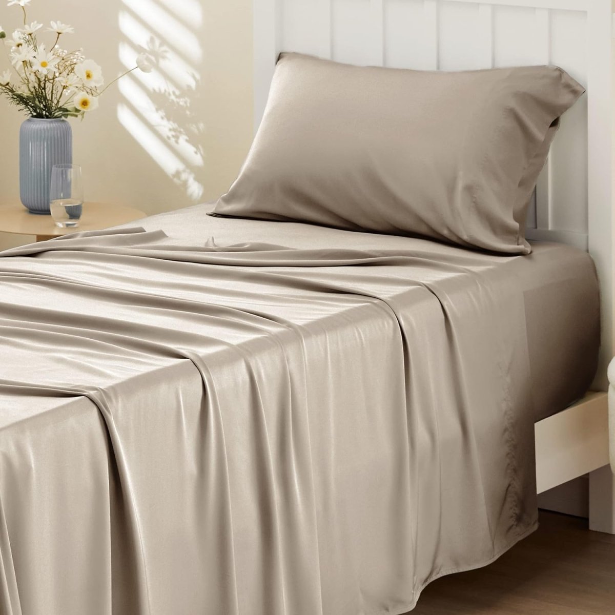 Bamboo Deep Pocket Breathable & Soft Silky Bedding Sheets - Any Linen