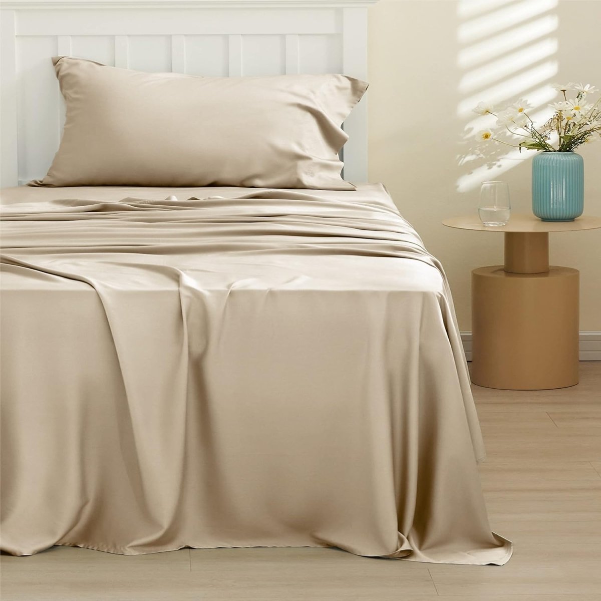 Bamboo Deep Pocket Breathable & Soft Silky Bedding Sheets - Any Linen