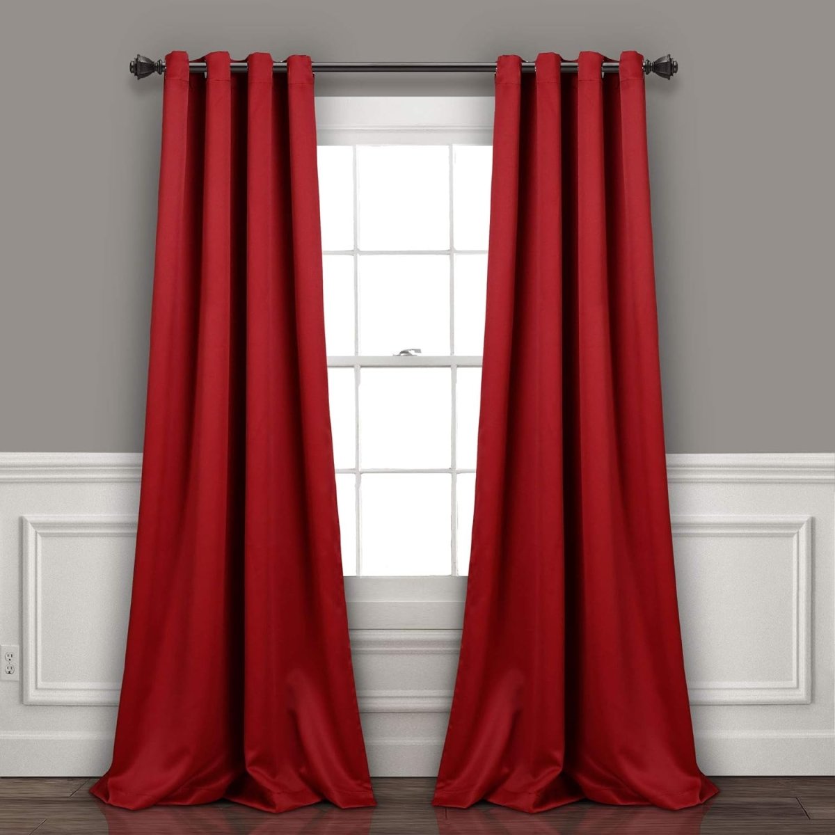 Decor Curtains - Grommet Panel with Insulated Blackout Lining - Any Linen