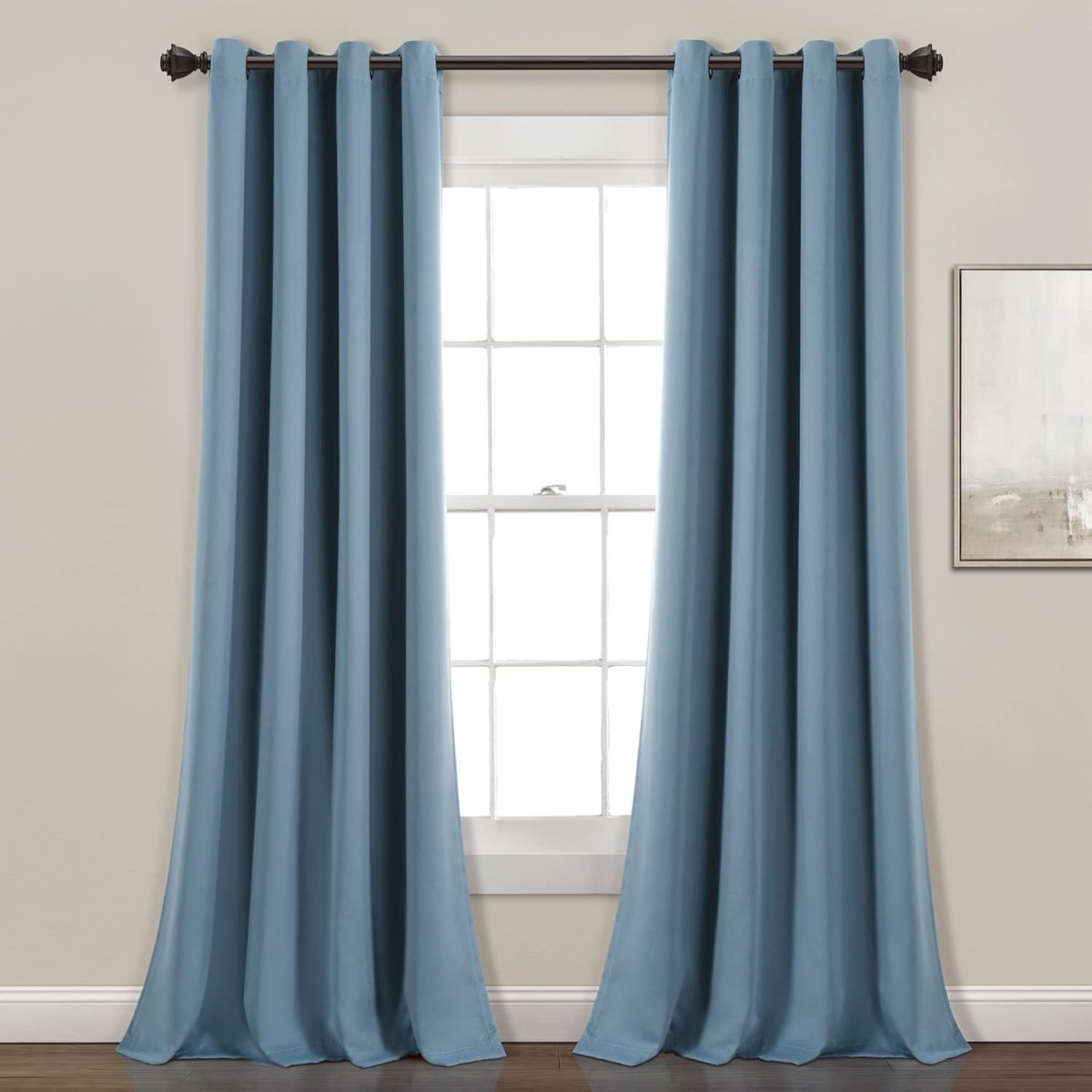 Decor Curtains - Grommet Panel with Insulated Blackout Lining - Any Linen