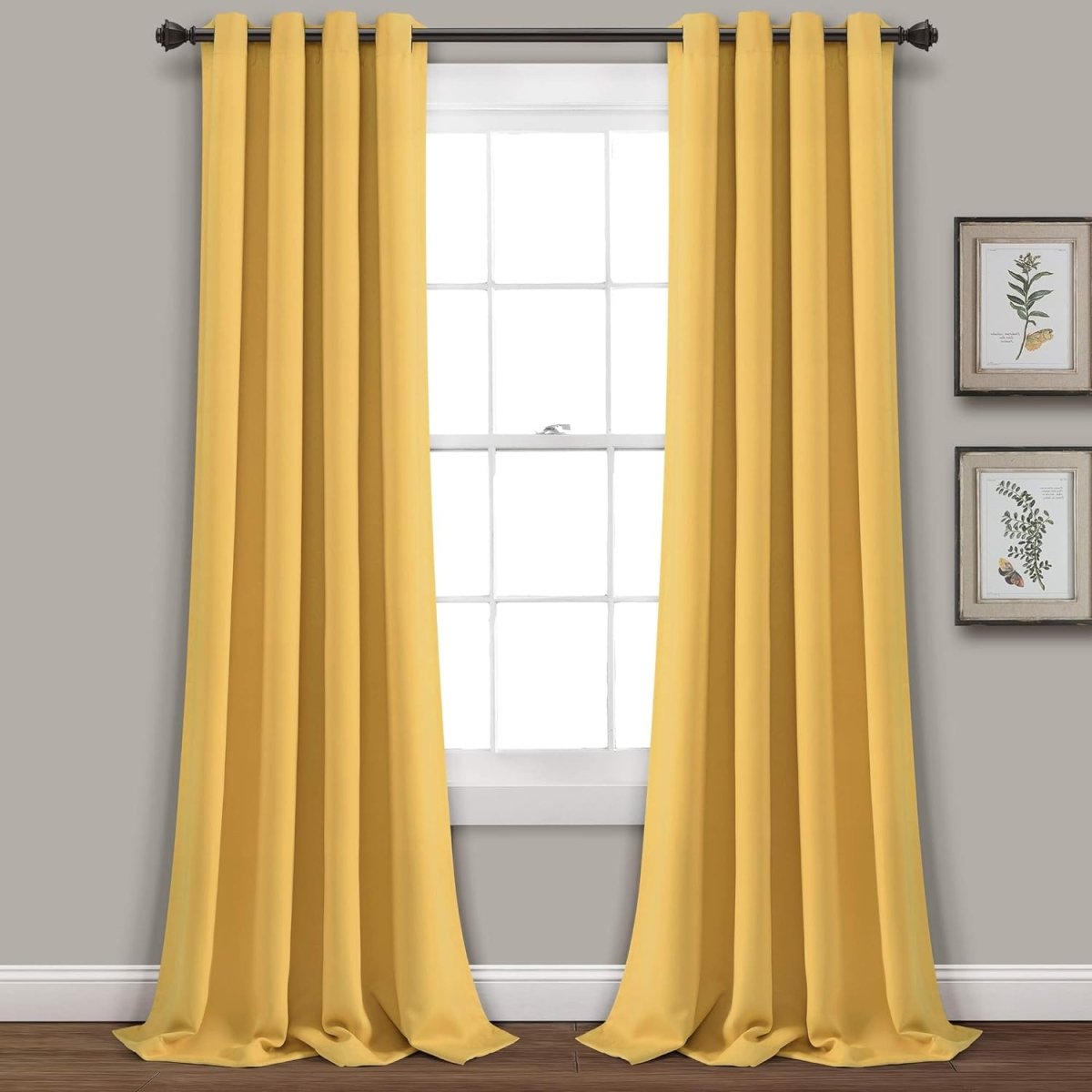 Decor Curtains - Grommet Panel with Insulated Blackout Lining - Any Linen