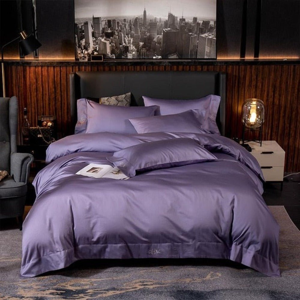 Hotel Quality Silky Soft Egyptian Cotton Bedding 6 Pcs Set - Any Linen