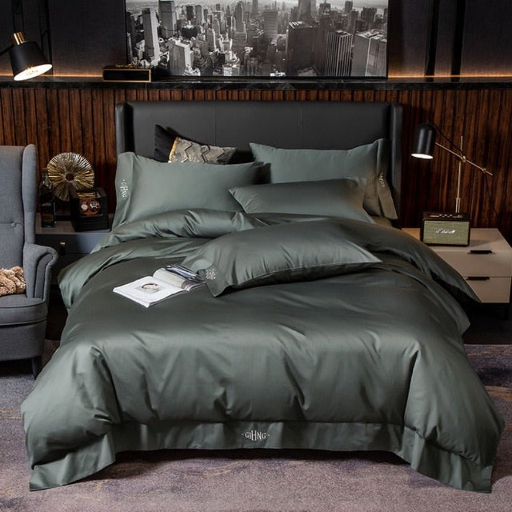 Hotel Quality Silky Soft Egyptian Cotton Bedding 6 Pcs Set - Any Linen