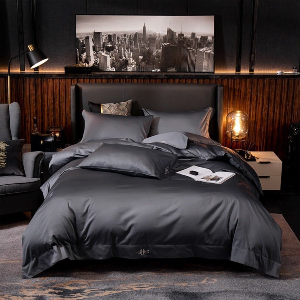 Hotel Quality Silky Soft Egyptian Cotton Bedding 6 Pcs Set - Any Linen