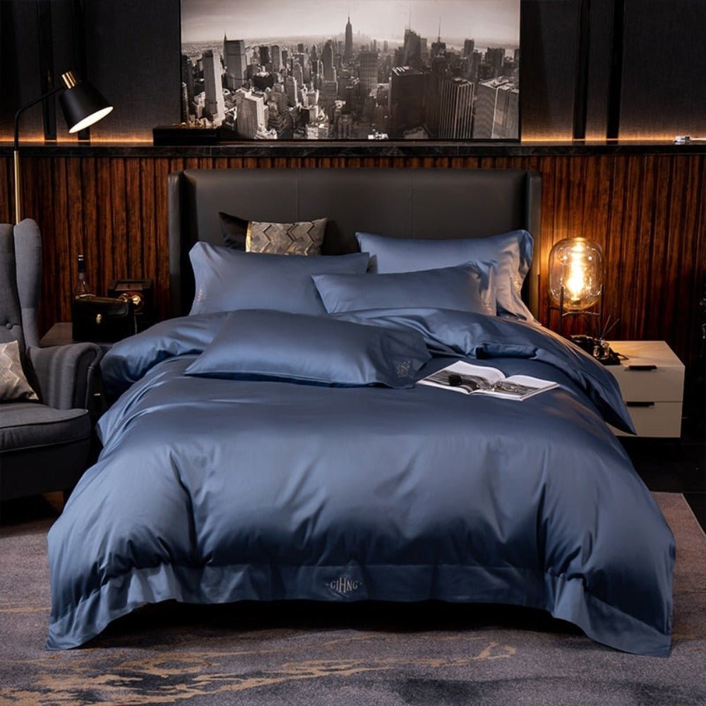 Hotel Quality Silky Soft Egyptian Cotton Bedding 6 Pcs Set - Any Linen
