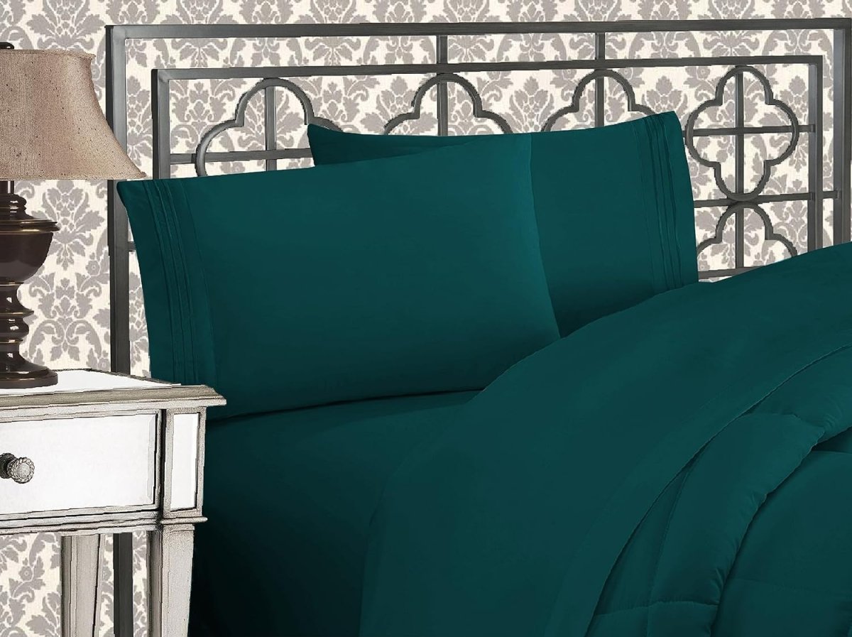 Luxurious 1500 Thread Count Softest Premium Wrinkle Fade Resistant 4 pcs Bed Sheet Set - Any Linen