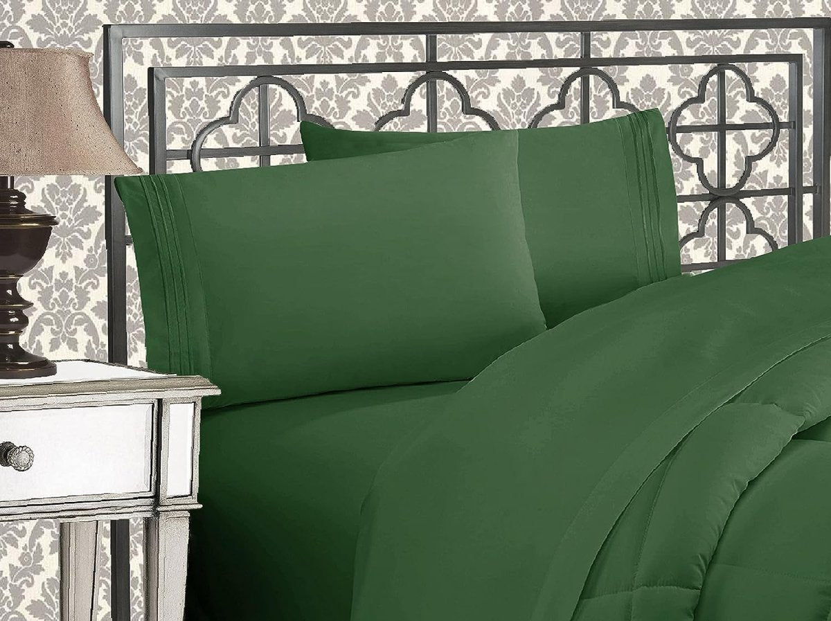 Luxurious 1500 Thread Count Softest Premium Wrinkle Fade Resistant 4 pcs Bed Sheet Set - Any Linen