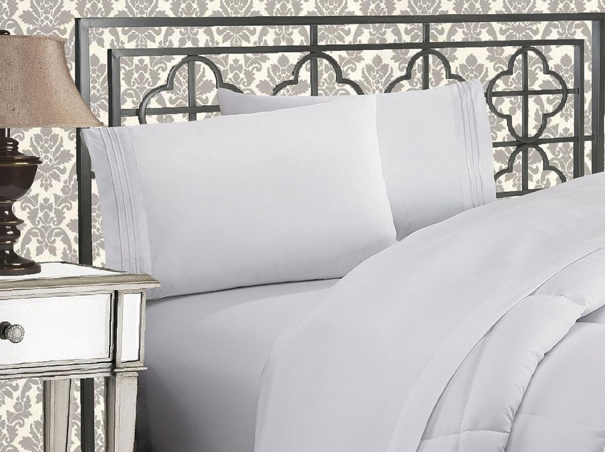 Luxurious 1500 Thread Count Softest Premium Wrinkle Fade Resistant 4 pcs Bed Sheet Set - Any Linen