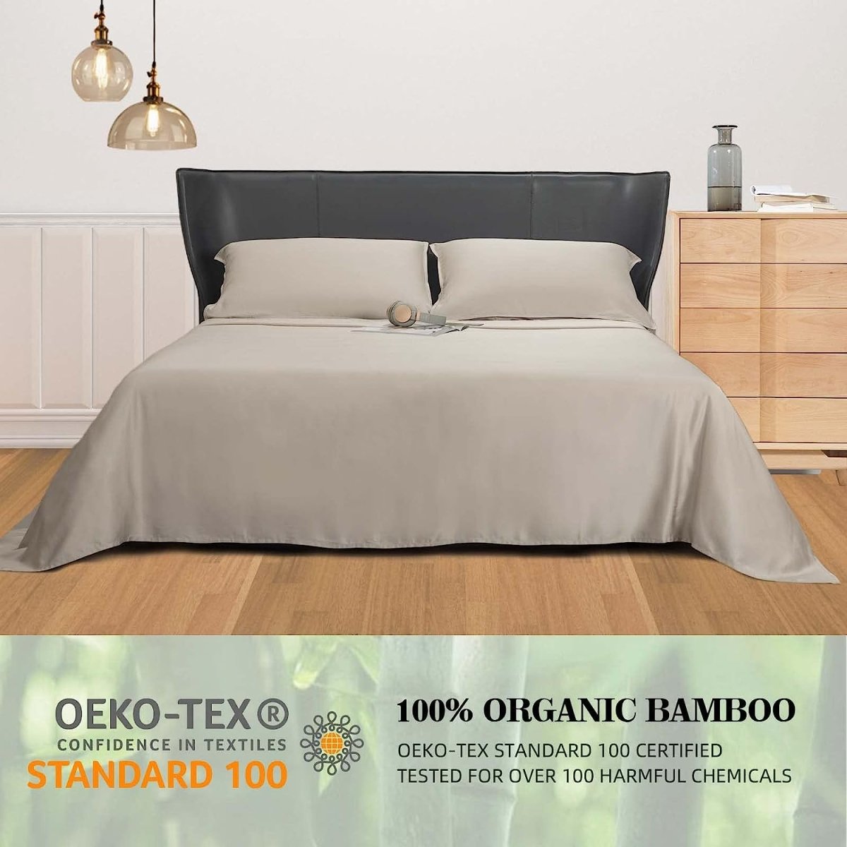 Luxuriously Organic Bamboo Bed Sheets: Cooling & Breathable - Any Linen