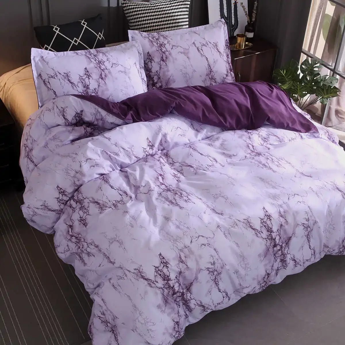 Marble Duvet Bedding Set - Any Linen