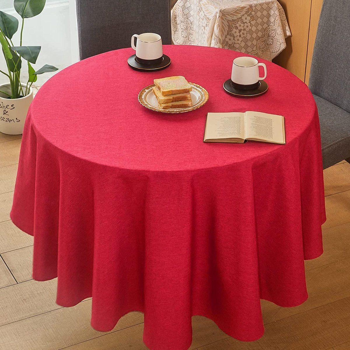 Rectangle Linen Waterproof Anti - Shrink Tablecloth - Any Linen