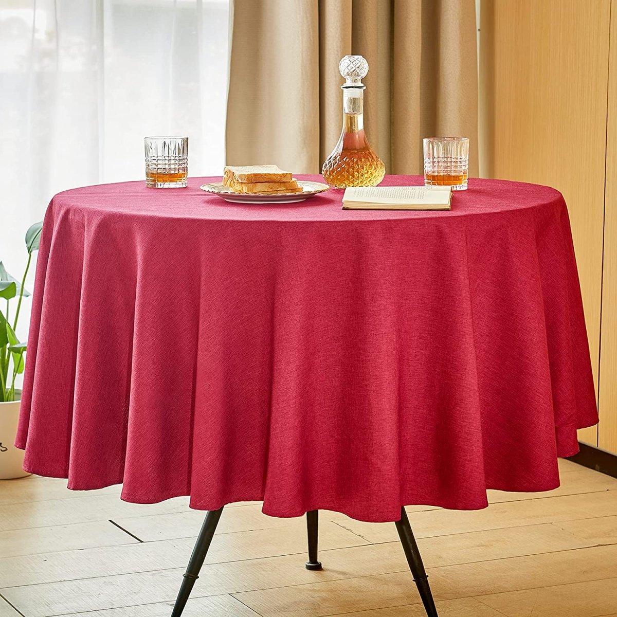 Rectangle Linen Waterproof Anti - Shrink Tablecloth - Any Linen