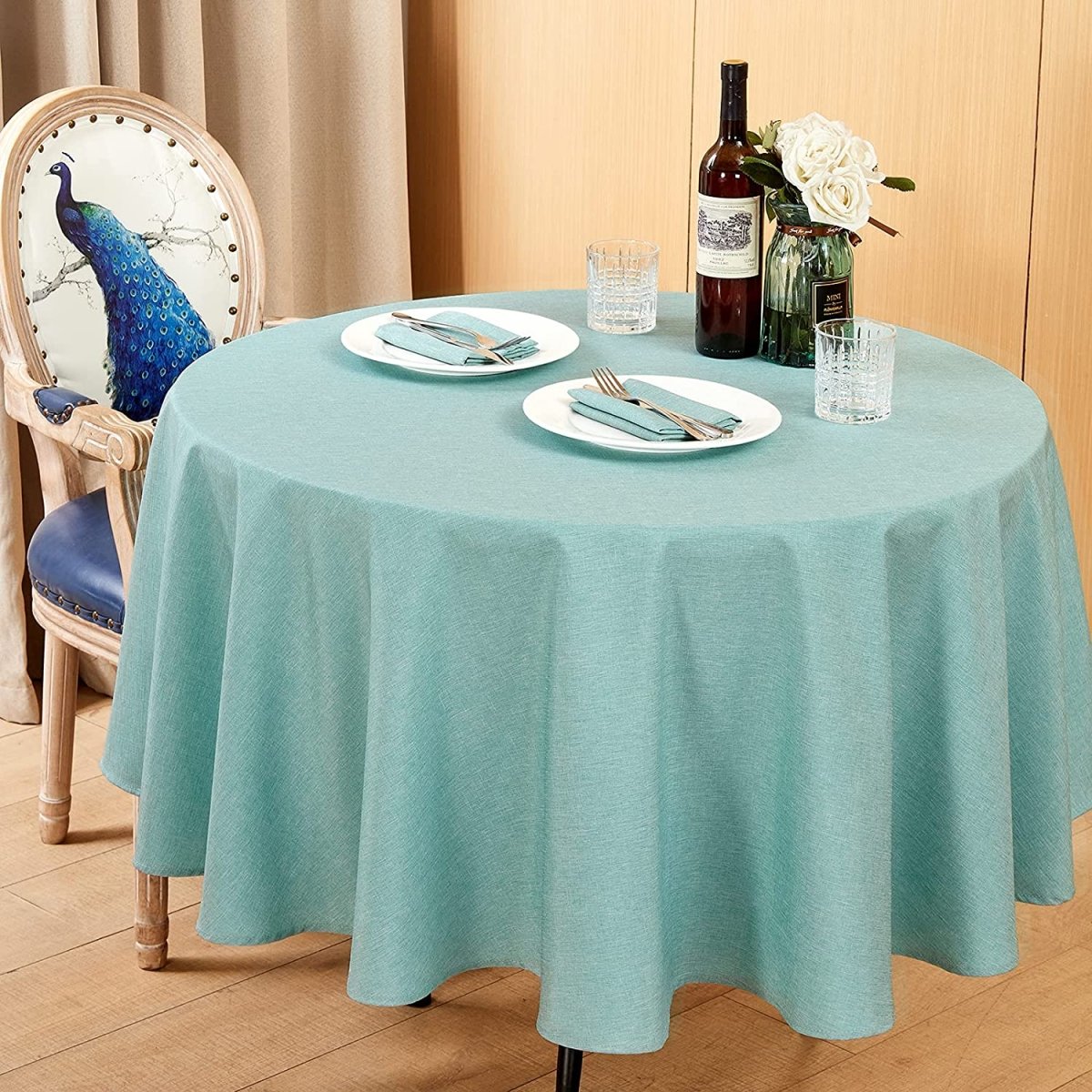 Rectangle Linen Waterproof Anti - Shrink Tablecloth - Any Linen