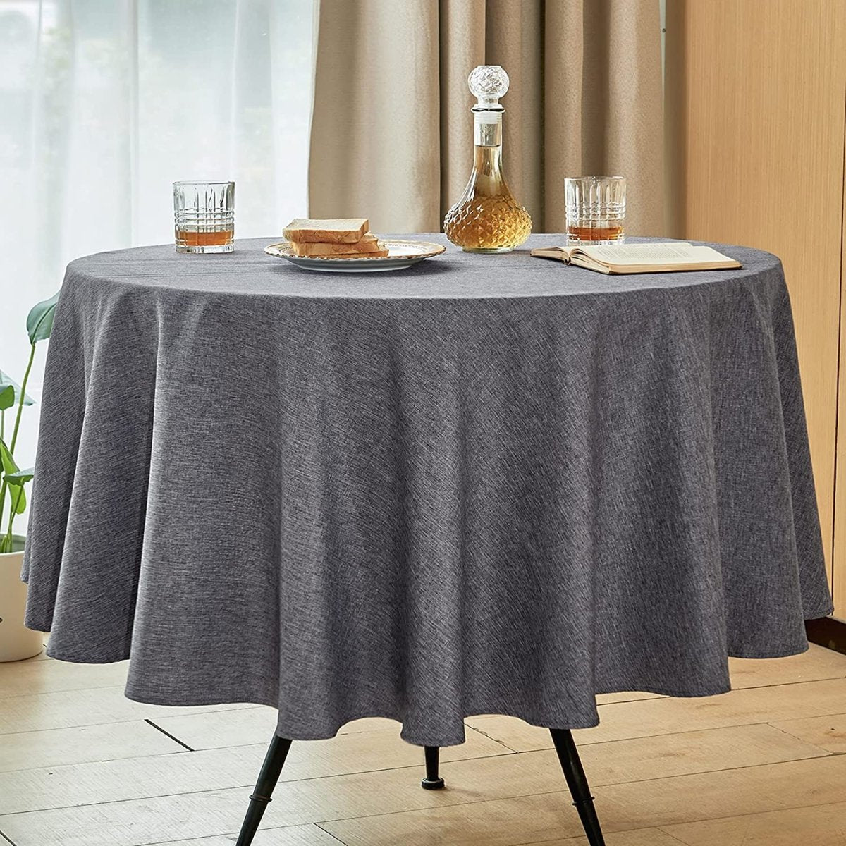 Rectangle Linen Waterproof Anti - Shrink Tablecloth - Any Linen