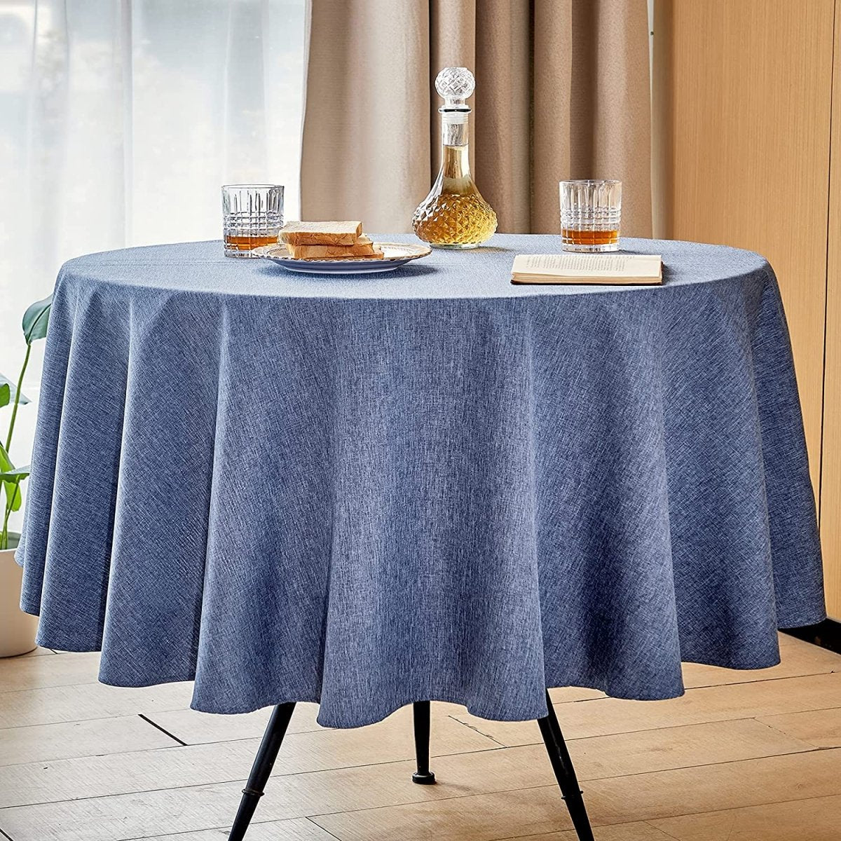 Rectangle Linen Waterproof Anti - Shrink Tablecloth - Any Linen