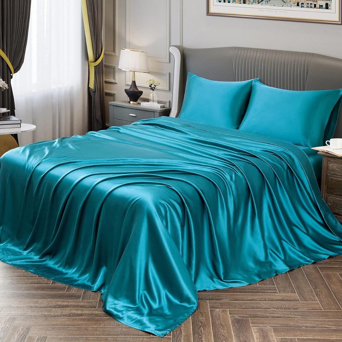 Satin Sheets – Luxuriously Soft, Silky Bedding with Deep Pockets - Any Linen