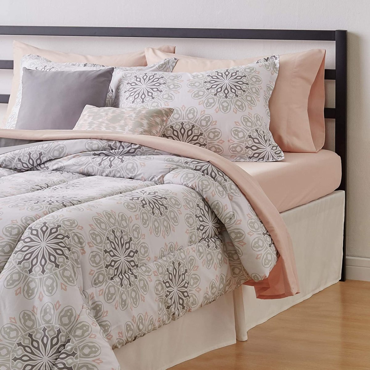 10 - Piece Comforter Bedding Set, Microfiber, Ultra - Soft - Any Linen