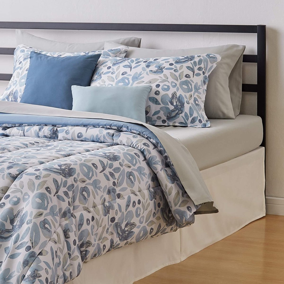 10 - Piece Comforter Bedding Set, Microfiber, Ultra - Soft - Any Linen