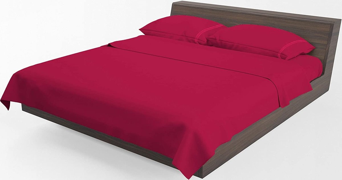1800 TC Wrinkle, Stain and Fade Resistant Hypoallergenic - Deep Pocket 6 Pcs Bed Sheet Set - Any Linen