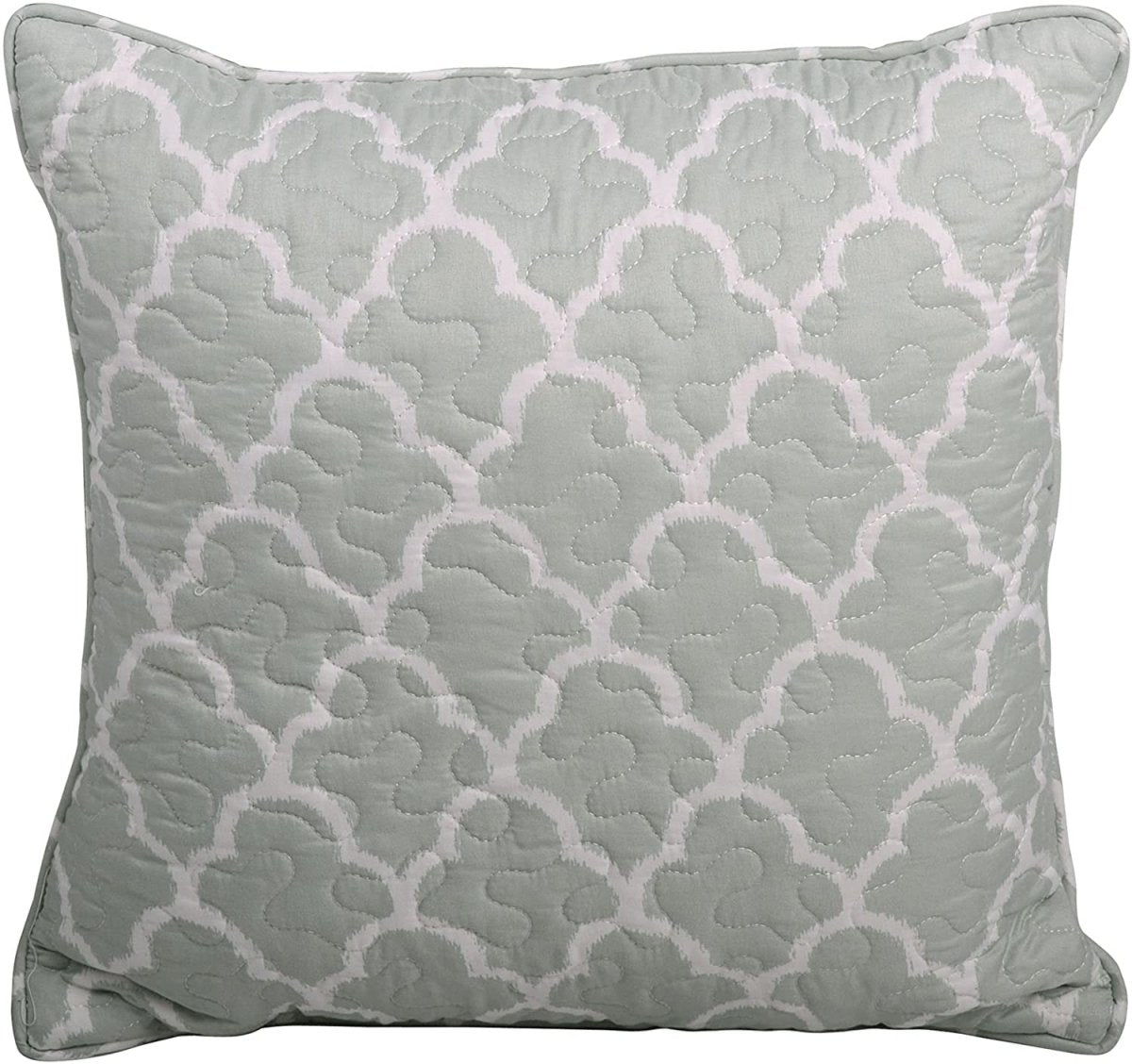 5 Piece Teal Aqua Bed Coverlet Filled Embroidery Bedding Set - Any Linen