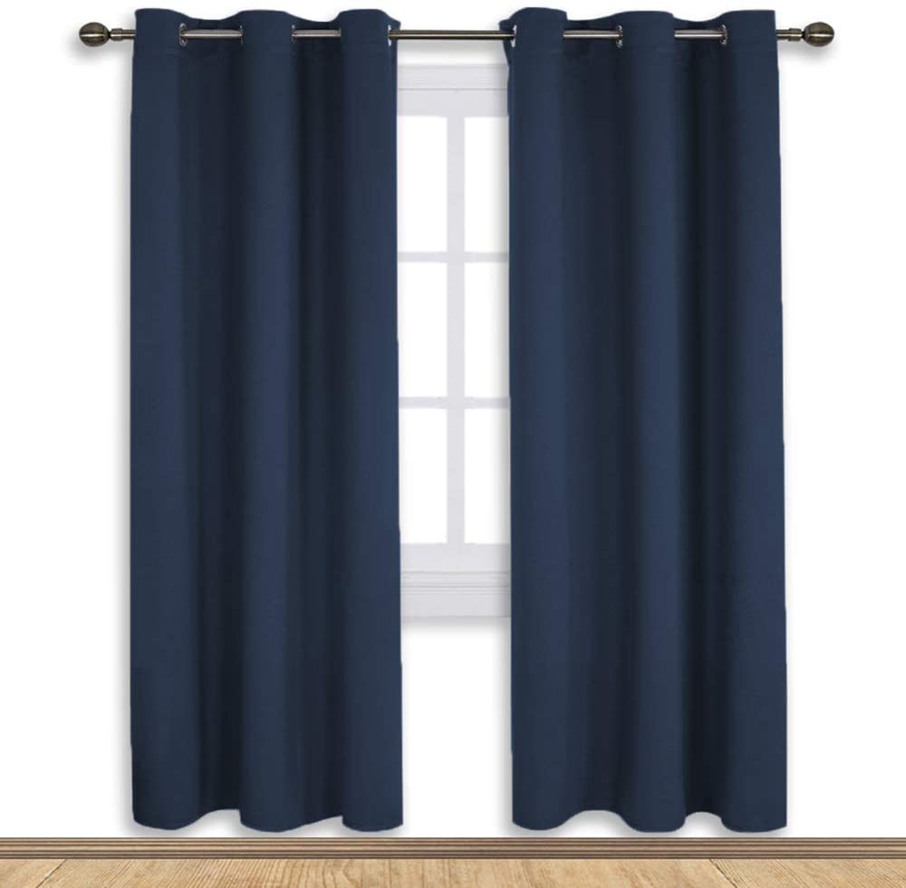 Blackout Window Treatment Thermal Insulated Grommet Drapery Panels - AnyLinen