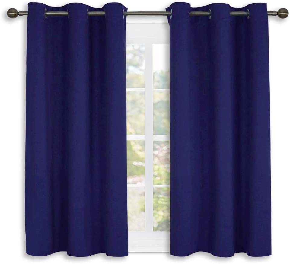 Blackout Window Treatment Thermal Insulated Grommet Drapery Panels - AnyLinen