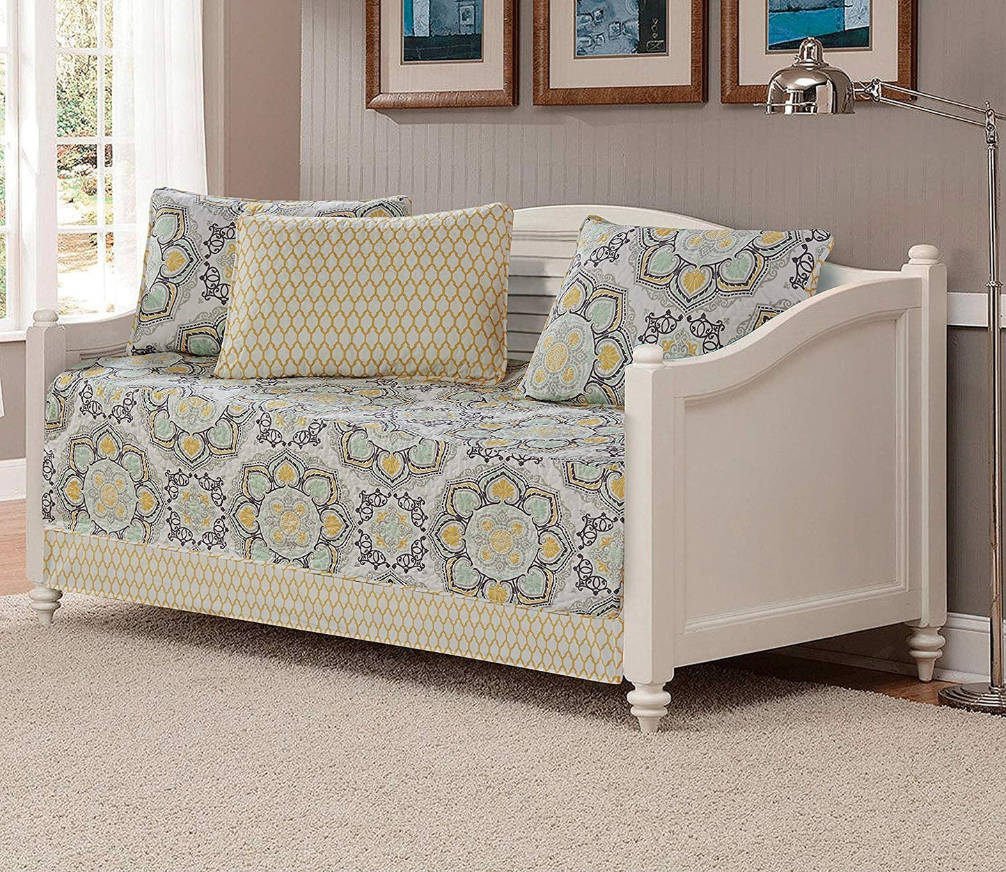 Day Bed Cover Modern Reversible 5 pcs Set | Any Linen