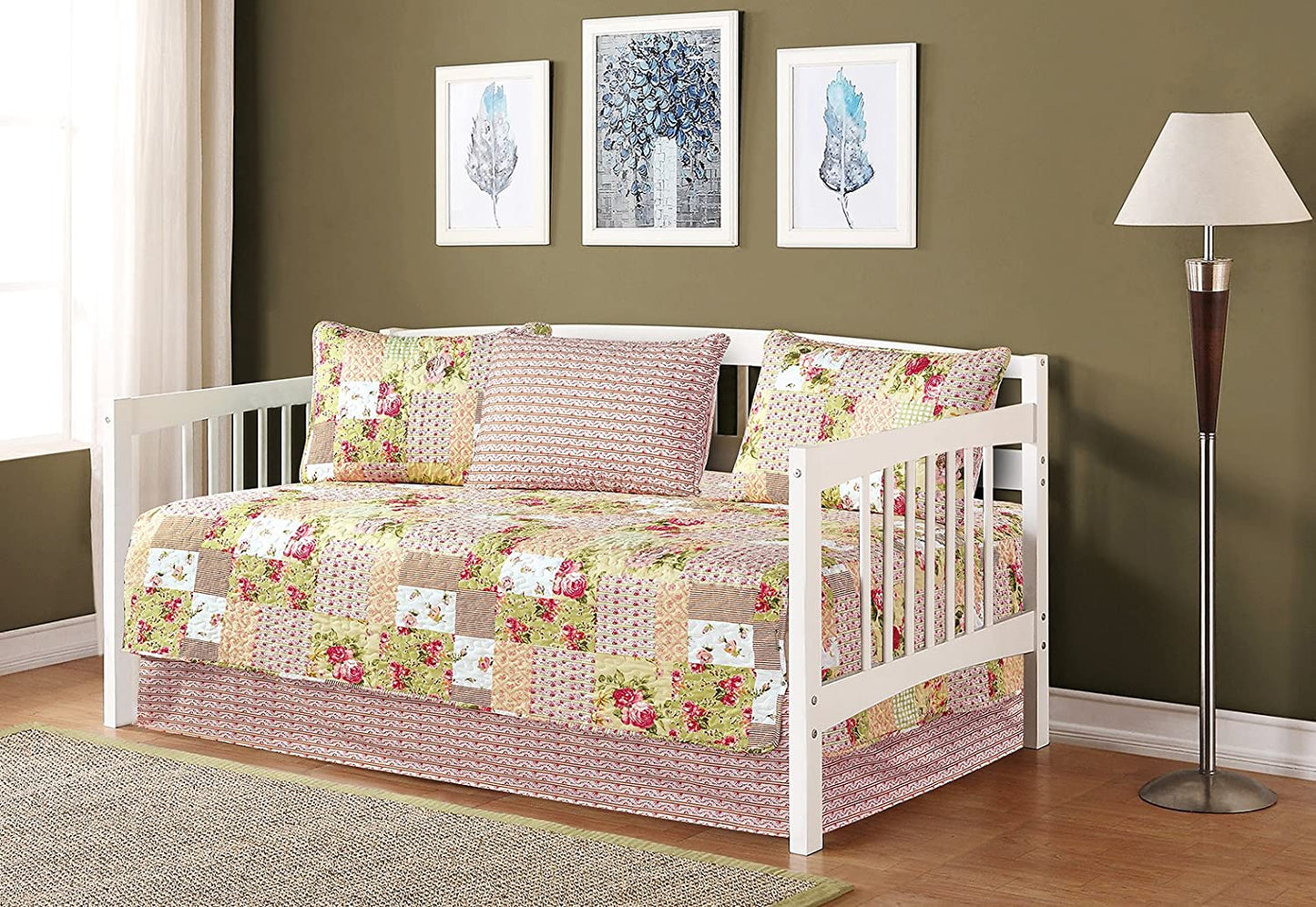 Day Bed Cover Modern Reversible 5 pcs Set | Any Linen