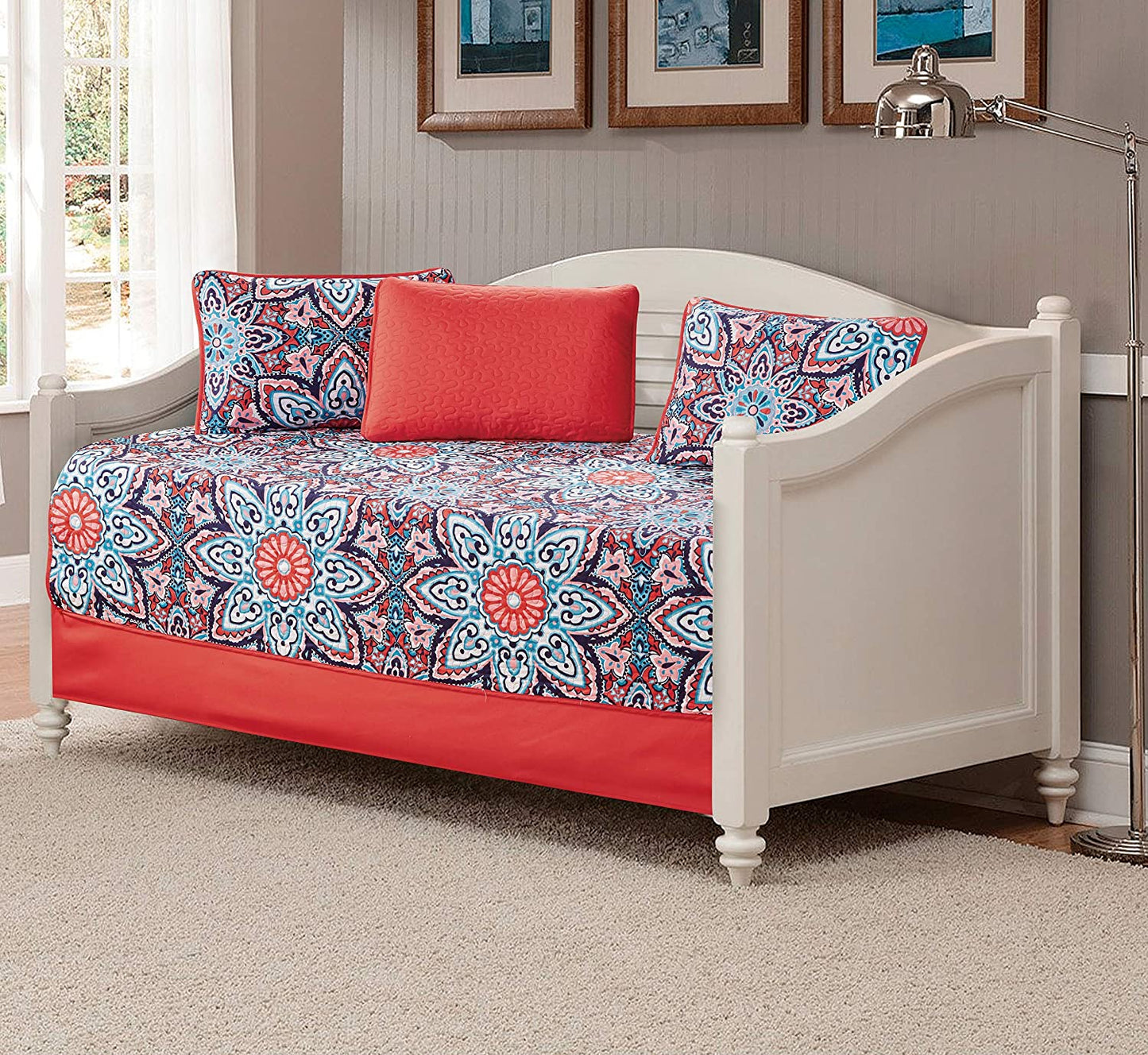 Day Bed Cover Modern Reversible 5 pcs Set | Any Linen