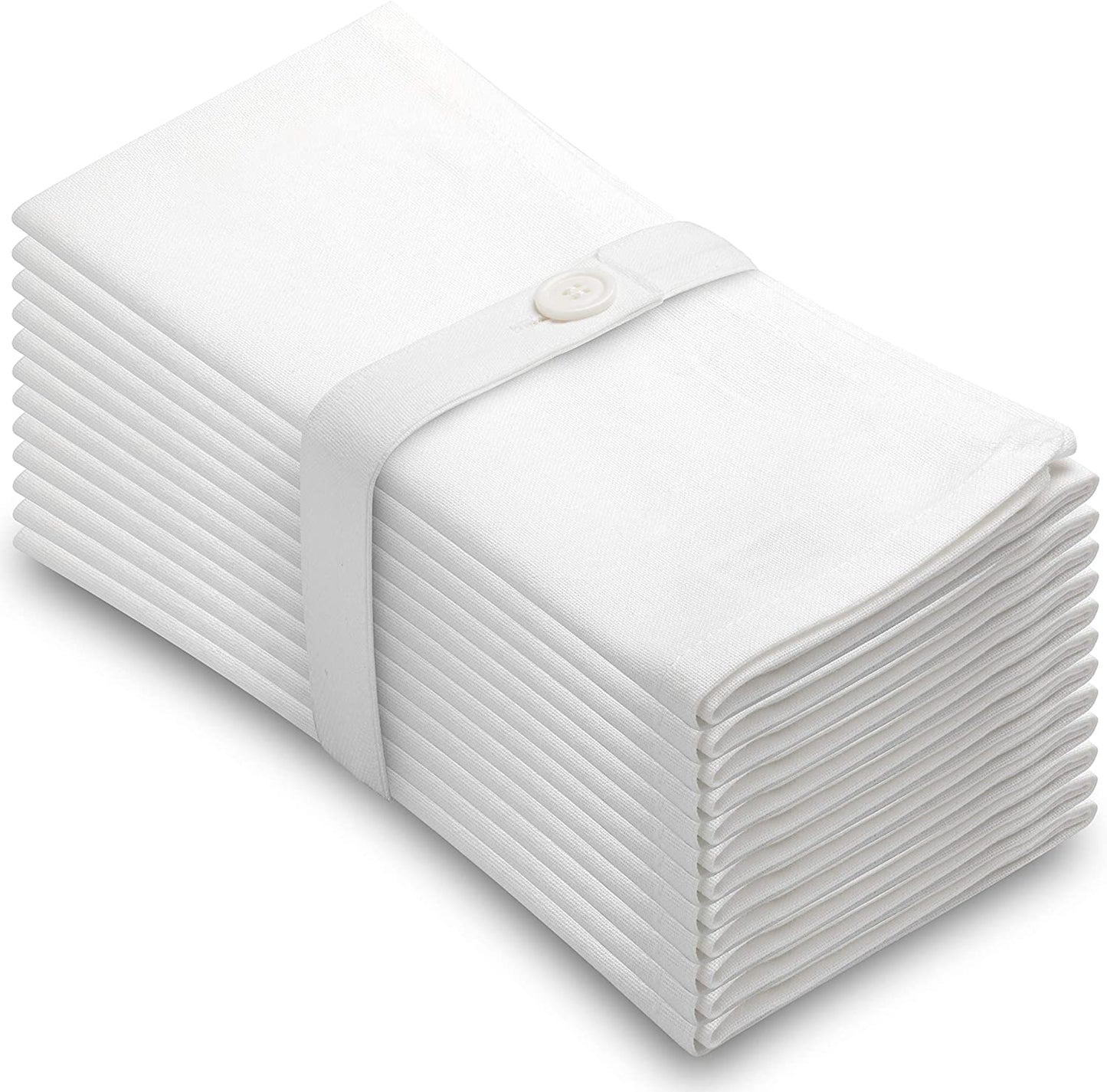 Kitchen Cotton Dinner Napkins Cloth 20' x 20" 100% Natural Oversized-AnyLinen