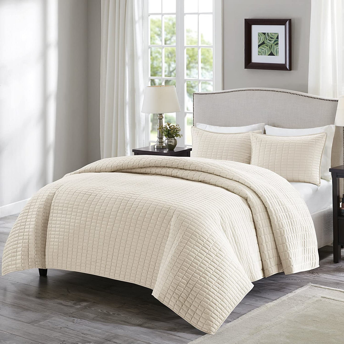 Luxury Double Sided Stitching Design Quilt Set All Season Lightweight Coverlet Bedspread - AnyLinen