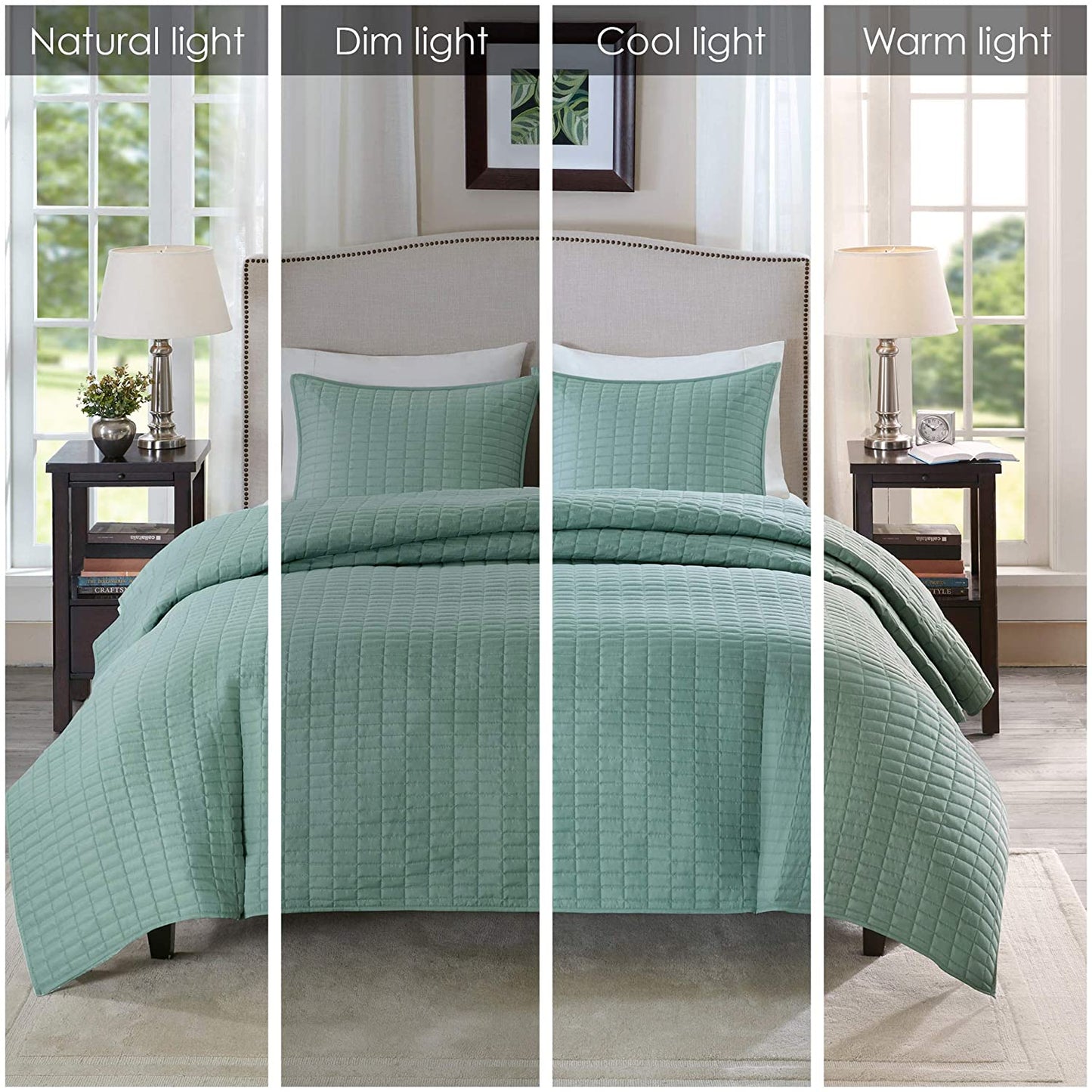 Luxury Double Sided Stitching Design Quilt Set All Season Lightweight