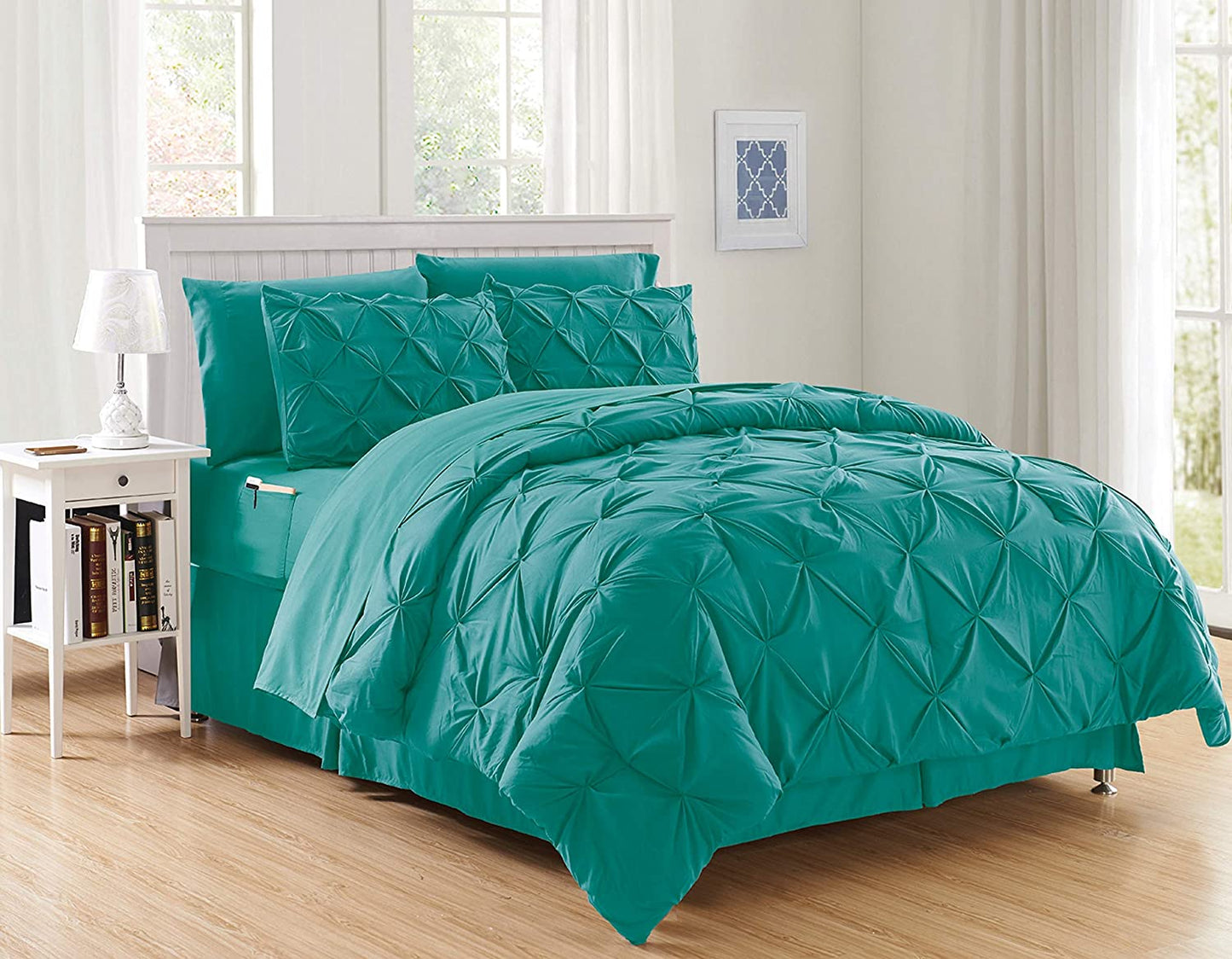 Luxury Softest Silky 8 Pcs Bed-in-a-Bag Comforter Set | AnyLinen