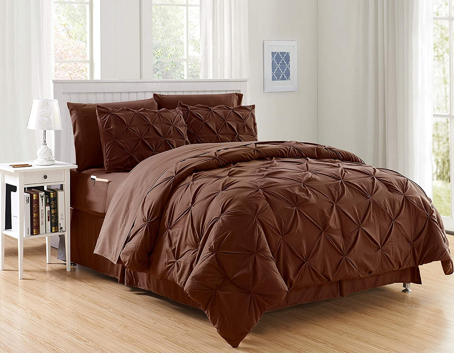 Luxury Softest Silky 8 Pcs Bed-in-a-Bag Comforter Set | AnyLinen