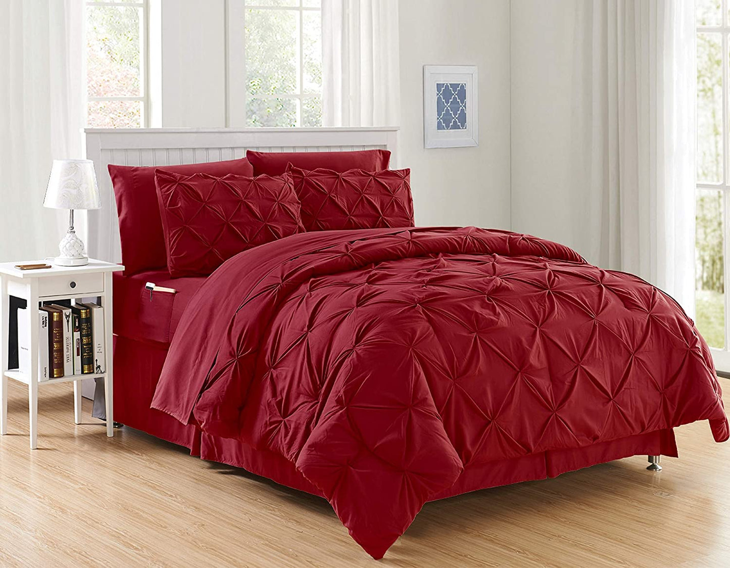 Luxury Softest Silky 8 Pcs Bed-in-a-Bag Comforter Set | AnyLinen