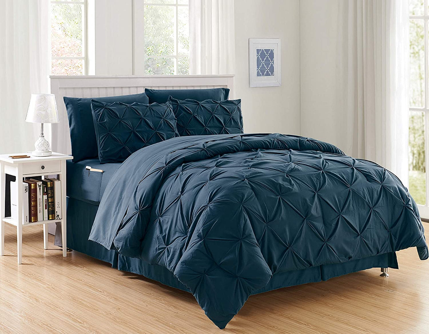 Luxury Softest Silky 8 Pcs Bed-in-a-Bag Comforter Set | AnyLinen
