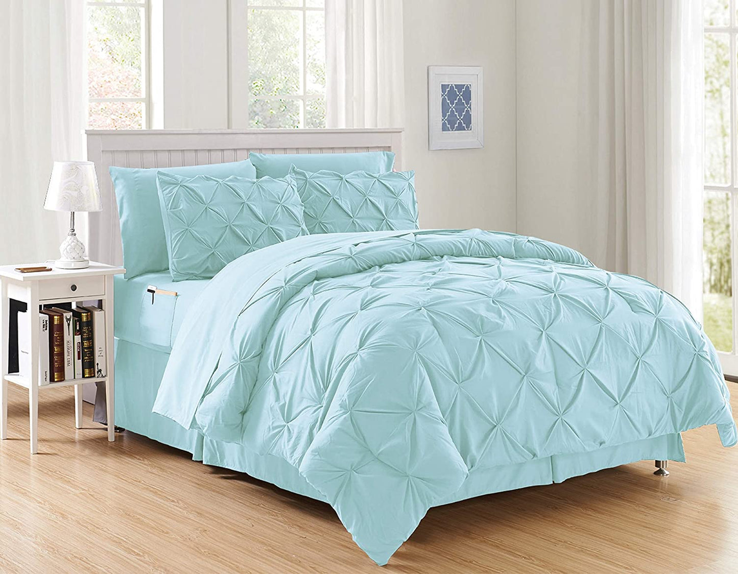 Luxury Softest Silky 8 Pcs Bed-in-a-Bag Comforter Set | AnyLinen