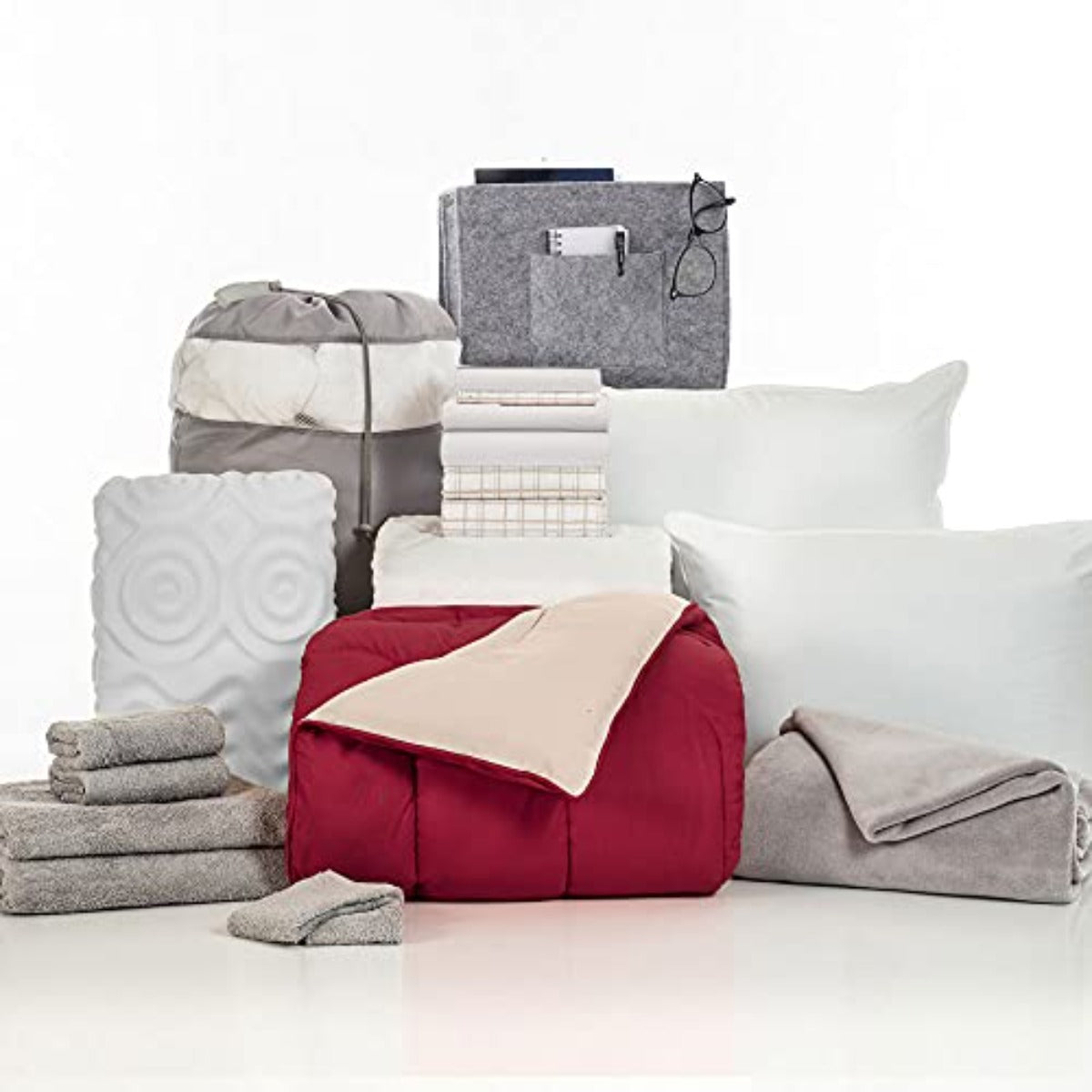 Master College Dorm Room Essentials 20-Piece Comfort Pack | AnyLinen