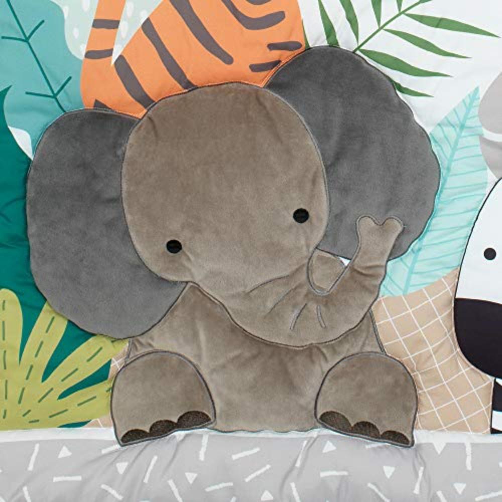 Mighty Jungle 3 Piece Crib Bedding Set