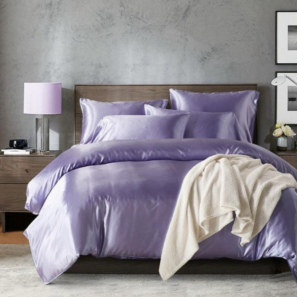 Satin Luxury Style Duvet Cover Bedding Set | AnyLinen